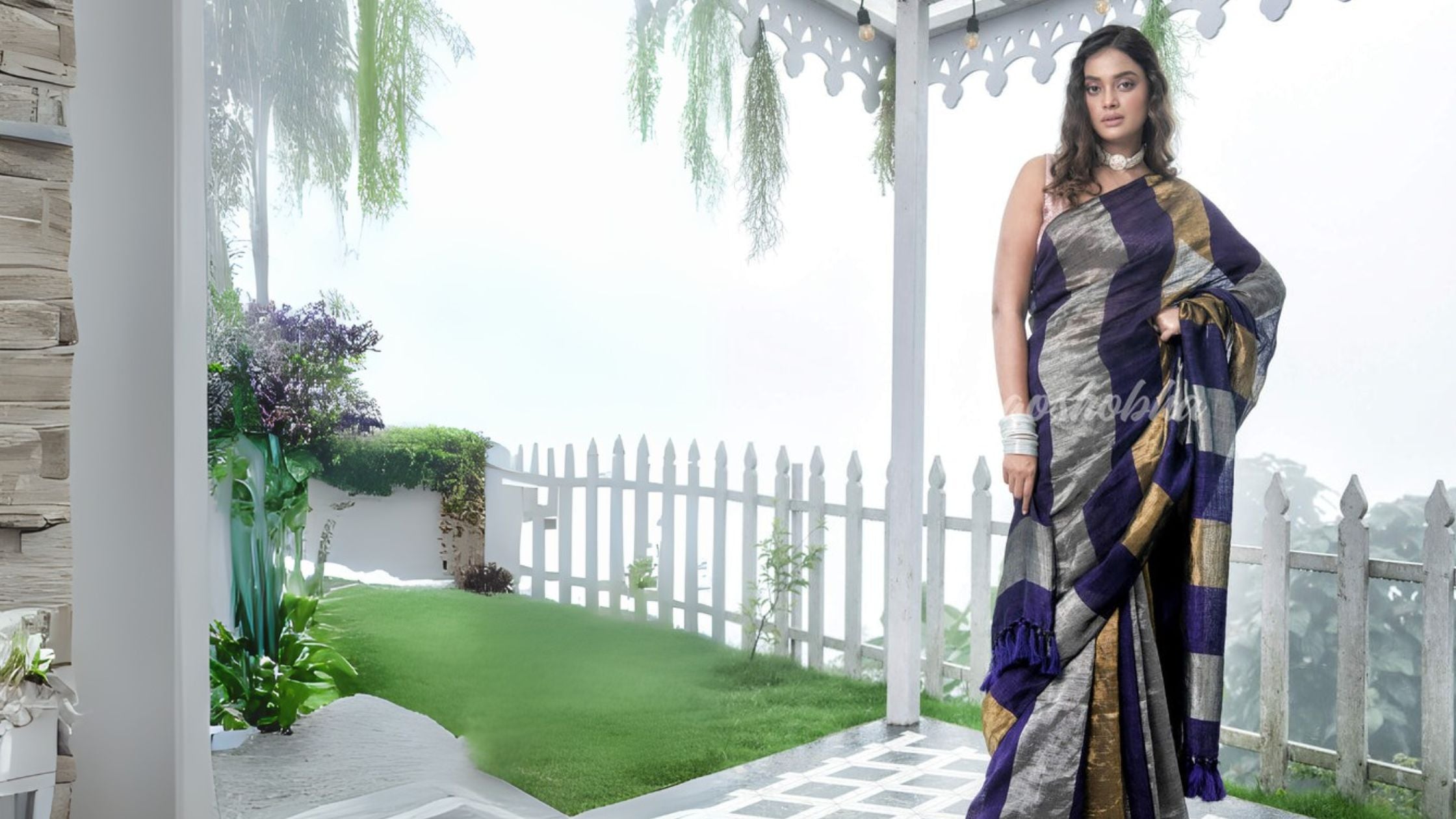 Exploring the Elegance of Linen Sarees: A Guide to Online Shopping